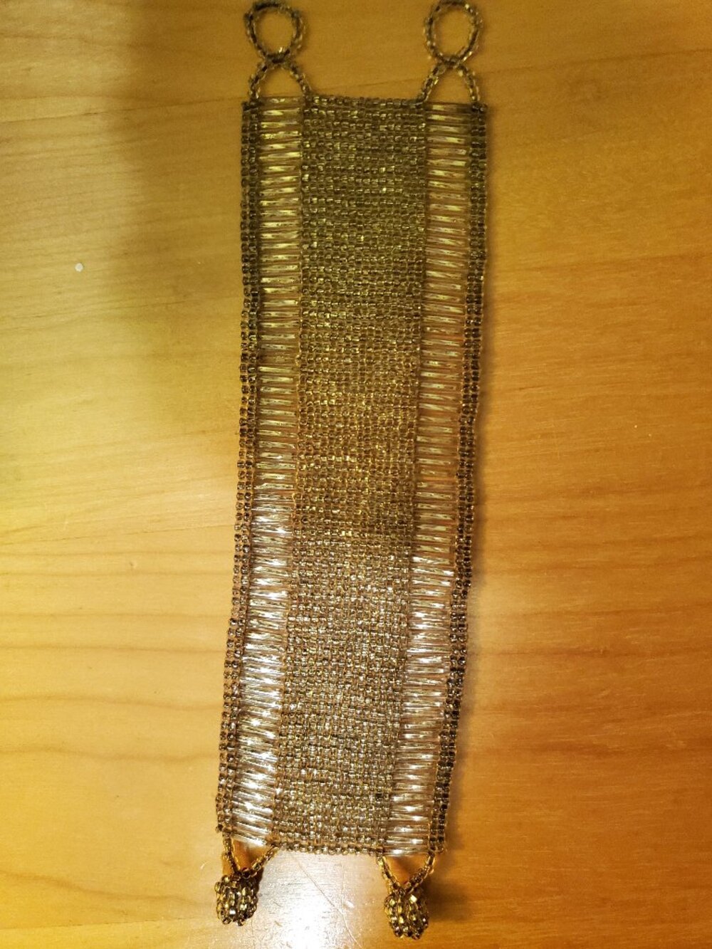 Silver Mesh Cuff Bracelet